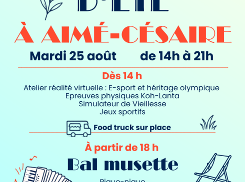 Fin d'été à Aimé Césaire