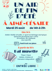 Fin d'été à Aimé Césaire
