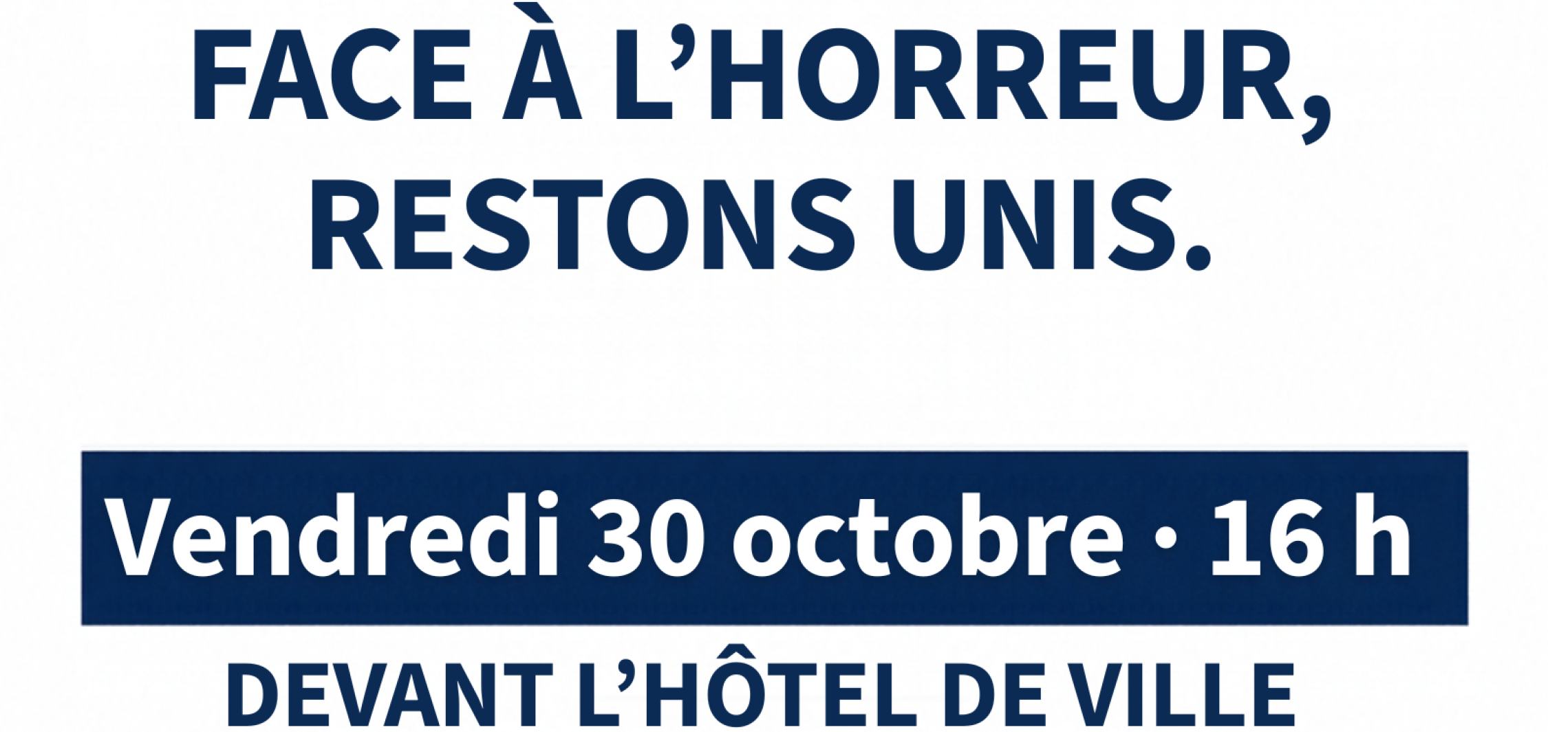 Affiche rassemblement républicain