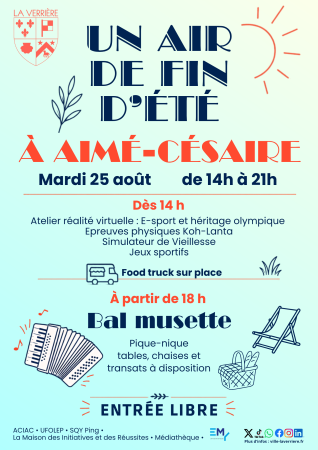 Fin d'été à Aimé Césaire